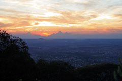 54-Mysore at sunset from Chamundi Hill